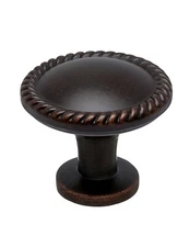 12 PACK ~ Style Selections 1.25-in Aged Bronze 300923 Transitional Cabinet Knob