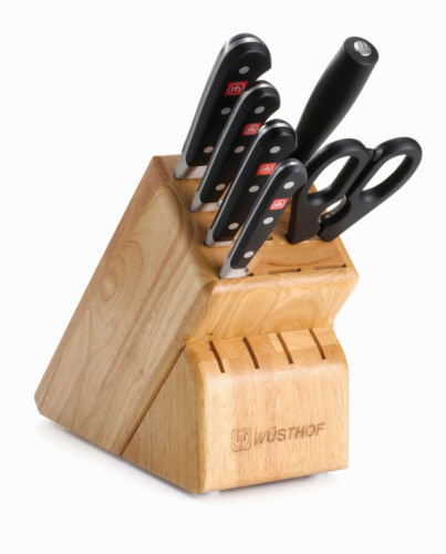 Wusthof Classic 7pc Knife Block Set - Picture 1 of 2