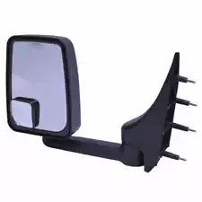 Standard Manual Mirror Assem 86" Body Black Velvac 715403 Ford Chevy VAN LEFT
