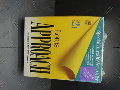 Lotus Approach Database for Windows Release 2.1 Mainframe Collection Rare Sealed