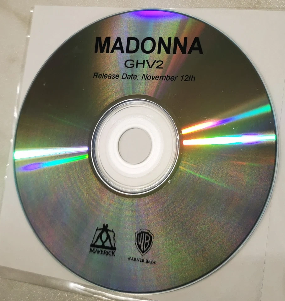 MADONNA CD GHV2 PROMO ONLY UK In-House WEA Unmastered 15 Track Rare MINT Foto 3 de 4