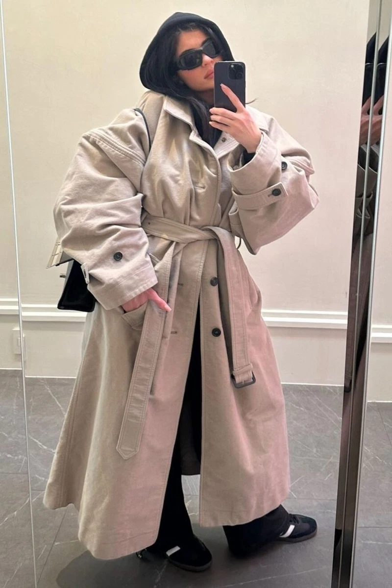 Burberry oversized trench clearance coat