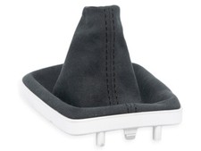 SCHALTMANSCHETTE FUR HYUNDAI KONA 2017-2023 SCHALTSACK SCHWARZ ALCANTARA