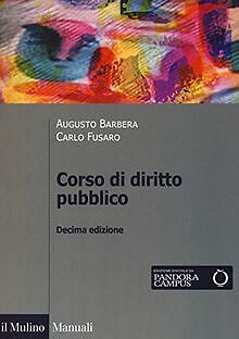 Corso Di Diritto Pubblico. Con Espansione Online von Bar... | Buch | Zustand gut