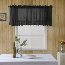 Spitze Kurz Blackout Vorhang Panel Volant Girlande Querbehang Küche Badezimmer