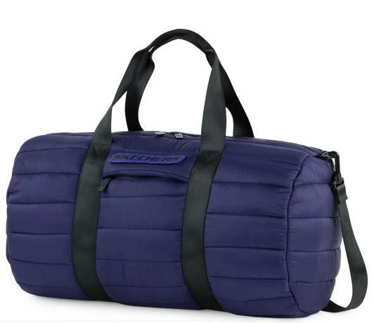 Skechers Bolsa de deporte azul  de nylon bolso de gimnasio colegio - Imagen 2 de 4