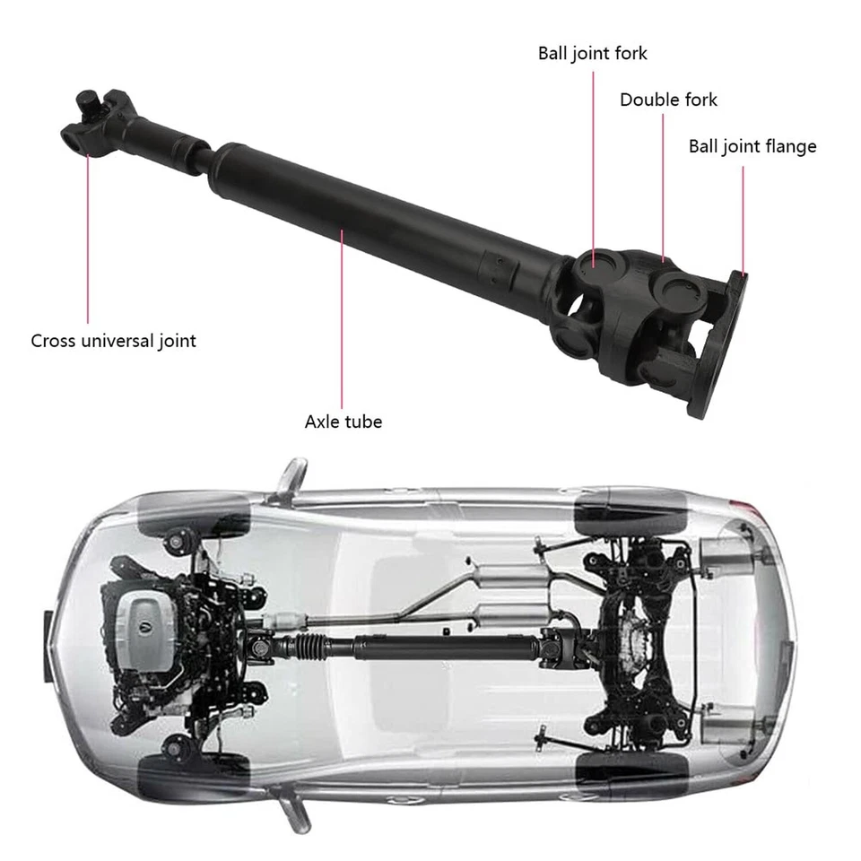 HARUMA 65-9339 Front Prop Drive Shaft DriveShaft Assembly for Chevy Blazer GM... - Image 3 of 4