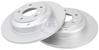 2X Bremsscheibe Beschichtet A.B.S. 18510 FüR Hyundai Genesis Cvvt KIA Stinger CK