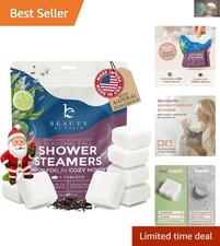 Lavender Shower Steamers - Aromatherapy Bliss  Stress Relief Gift Set - 7 Count