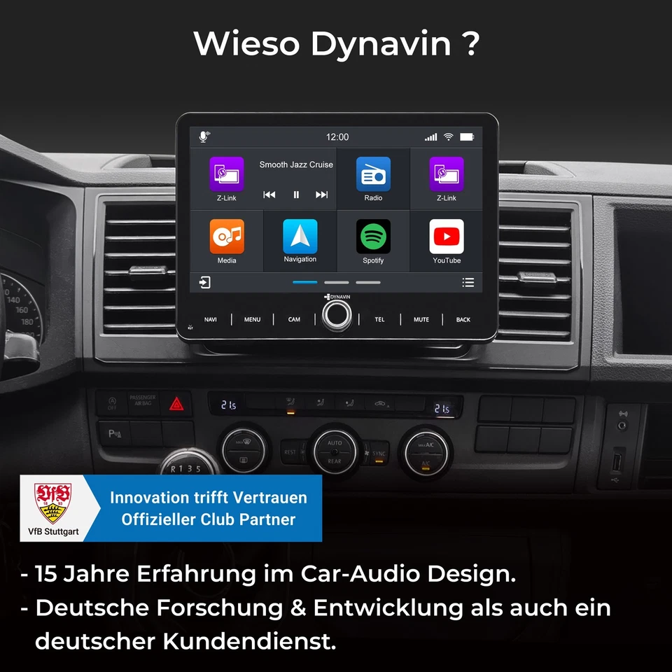 10,1" Autoradio Navi für VW Passat Golf Tiguan Skoda mit Carplay Android Auto - Bild 3 von 4