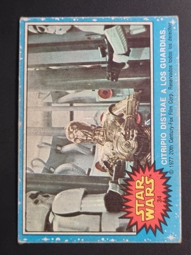 1977 Topps Mexico Star Wars #34 — Raw