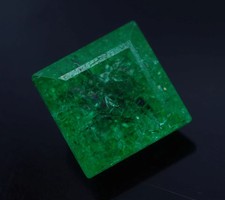 Radiant Cut 10.80 Ct Natural Muzo Colombian Emerald A Certified Loose Gemstone