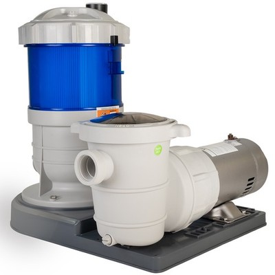 1800GPH Cartridge Filter System for Above Ground Pool 3/4HP Pool Pump, 25SQFT