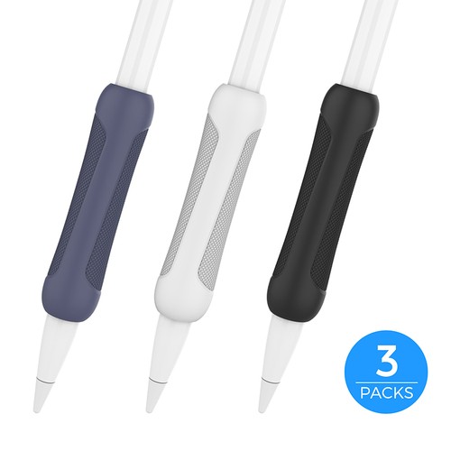 Pen Grip Non-Slip Protective Cover Suitable Apple Pencil 1/2 Generation Silicone - Picture 11 of 19