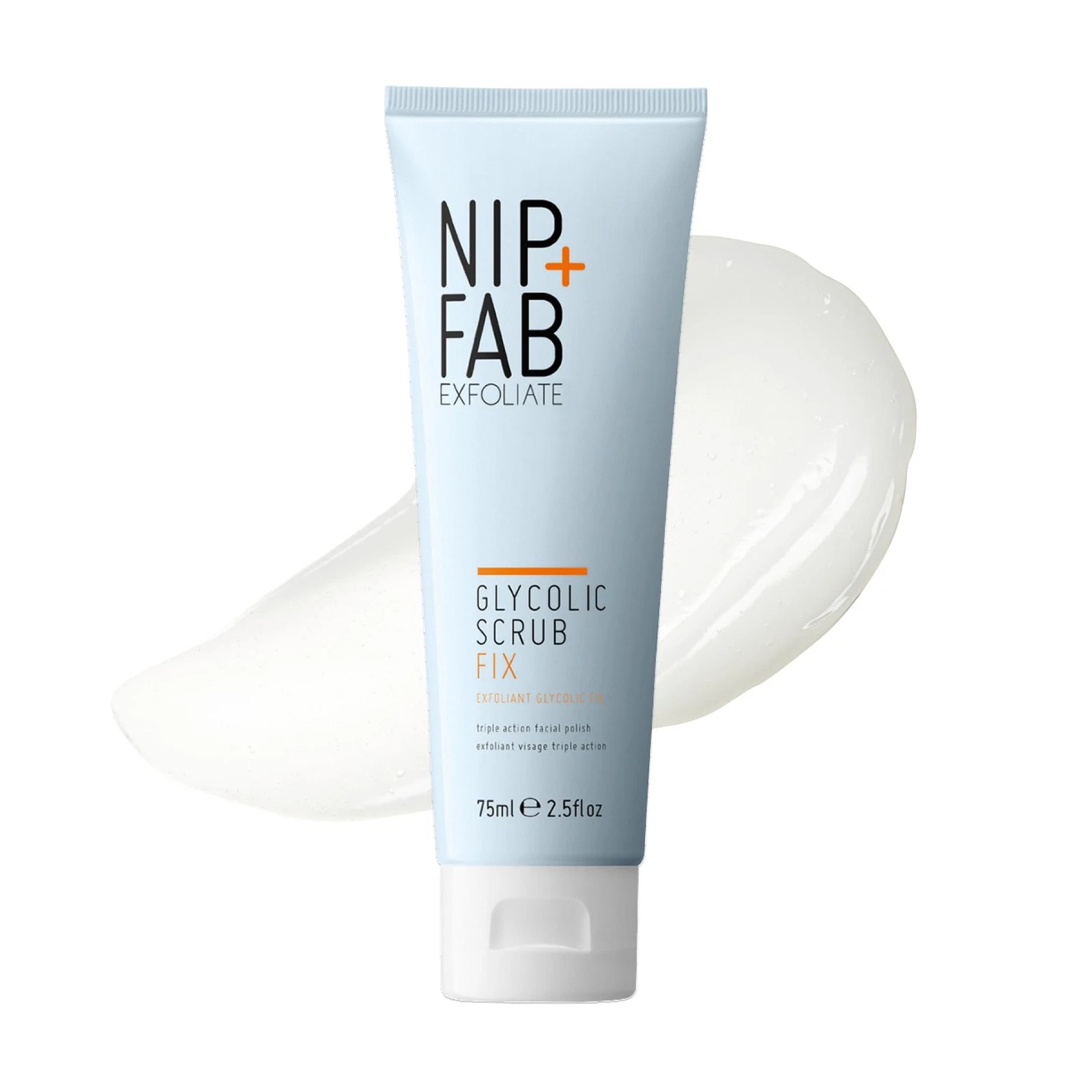 NIP FAB Glycolic Fix Scrub 3% Glycolic Acid (AHA) and 1% Salicylic Acid (BHA)