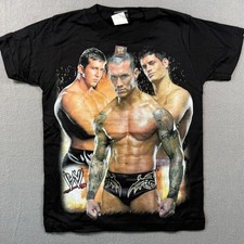 WWE Legacy Youth T-Shirt   Orton, Rhodes, DiBiase  Size S  Black  NWT