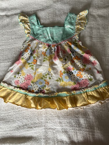 Matilda Jane Upsy Daisy Tunic The Adventure Begins Floral Swans, Size 4 - Picture 1 of 4