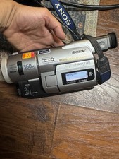 Sony DCR-TRV110 E 80x Digital Zoom 20x Video Camera Camcorder Used Working