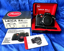 LEICA R4 MOT ELECTRONIC avec Boîte d'origine, documents - Pour collection