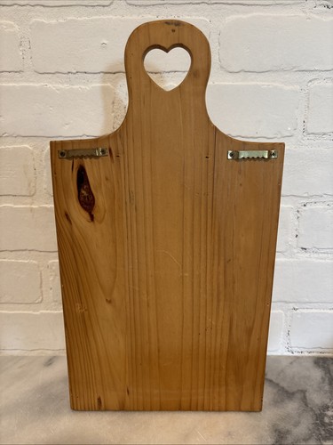 Vintage Wooden Wall Decor Recycle Plastic Bags Holder 1997 ABC Distributing Inc - Picture 3 of 4