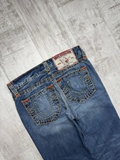 True Religion Herren Jeans – Modell Bobby Super T Größe 34 | Straight | Blau