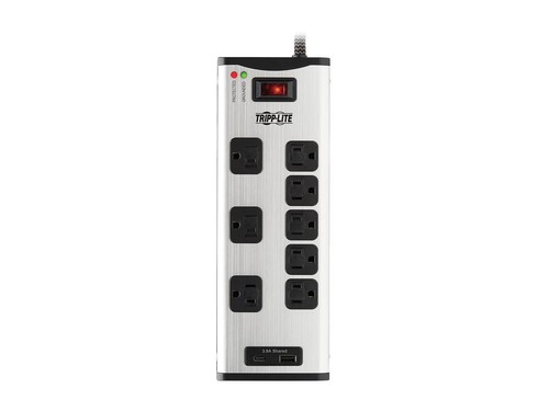 TRIPP LITE TLM88USBC 8 ft. 8 Outlets 2100 Joules Surge Protector with 1 USB-A - 第 4/5 張圖片