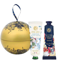 Yves Rocher Hand Cream Holiday Set Magnolia Pomegranate Frozen Lychee Duo