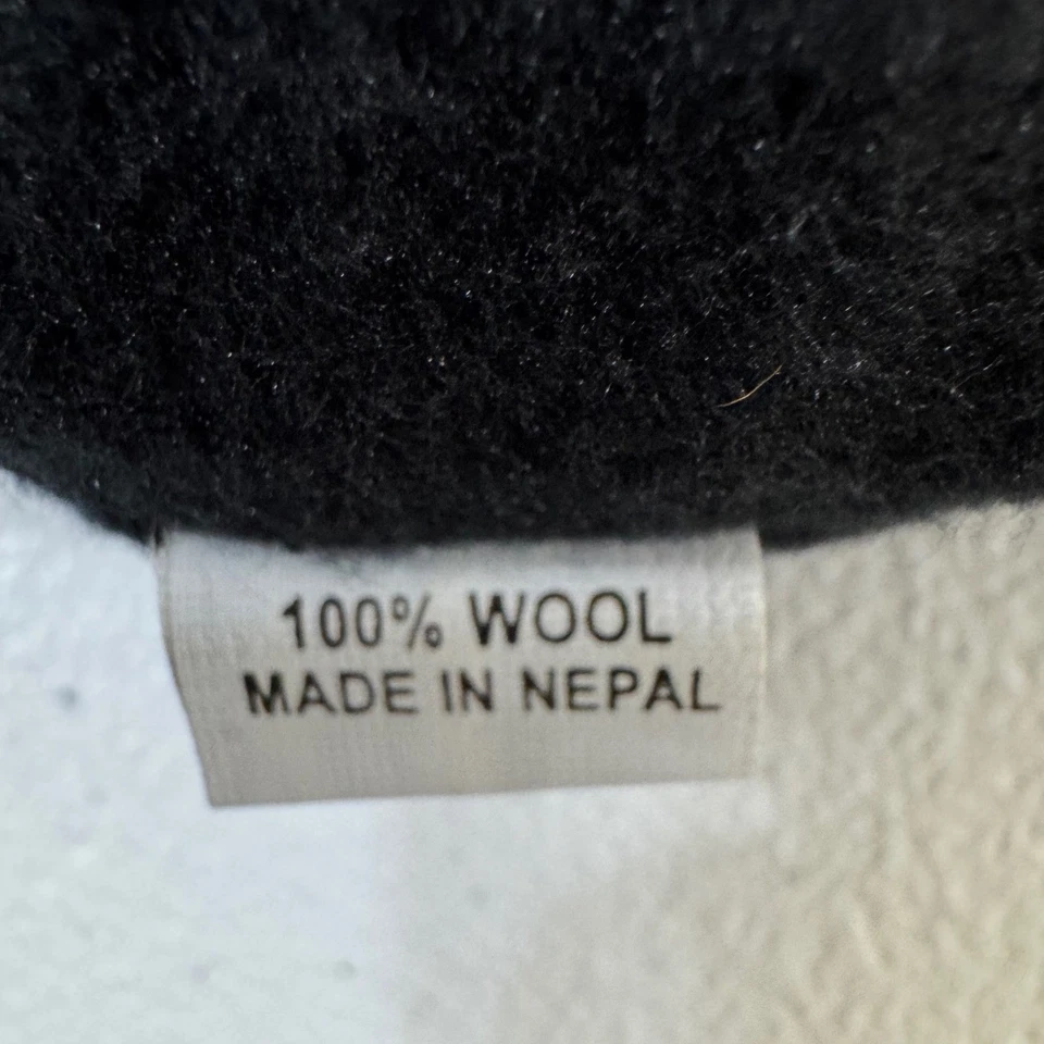 Lote 4* Novo Chapéu Caçador de Lã Feito à Mão com Abas de Orelha Borlas Inverno Quente Nepal - Imagem 4 de 4