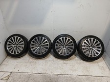 SEAT IBIZA ALLOY WHEELSET WITH TYRES 6P0601025D 7JX16 ET43 2X BRIDGESTONE TURANZ