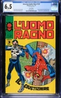 Amazing Spider-Man 129 /Uomo Ragno 149, Corno 1976, CGC 6.5, Italy, Nice Grade