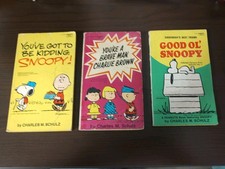 Charlie Brown and Snoopy Books: Lot  of 3 (50...
