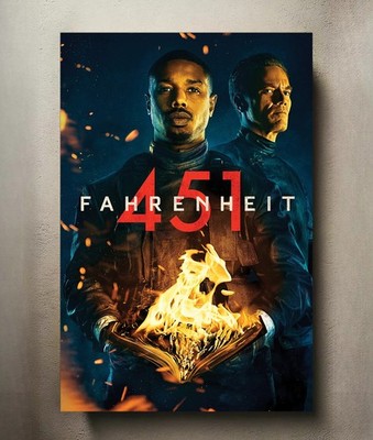 Fahrenheit 451 8x12 Metal Movie Poster Sign