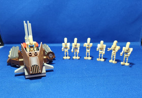 LEGO-Star Wars Battle Droid Carrier #7126 No Box Complete Set with Manual