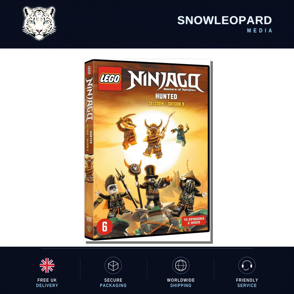 LEGO NINJAGO COMPLETE SERIES 9 DVD 9th Nineth Ninth SEASON Nine UK