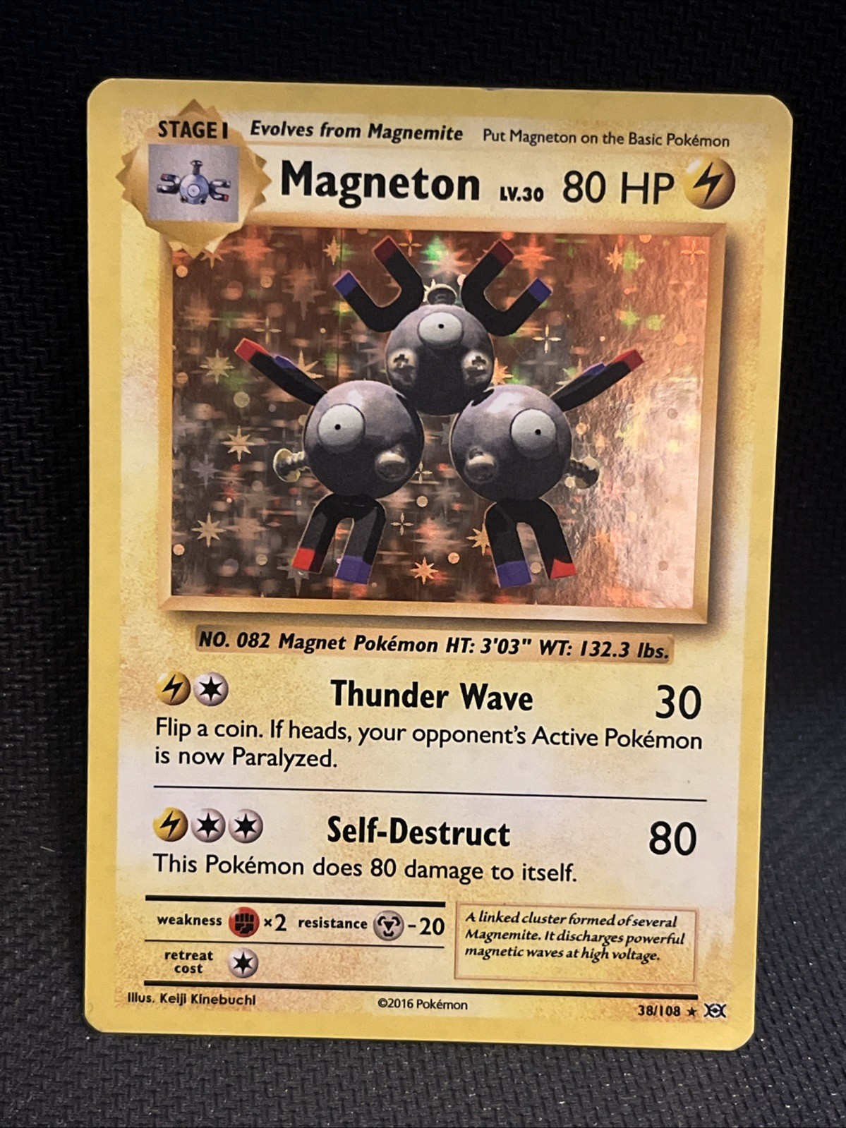 Magneton 38/108 Evolutions Holo Pokemon TCG  LP/NM Condition 