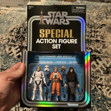 Star Wars Vintage Collection LUKE SKYWALKER JEDI DESTINY 3-Pack Special Set SDCC