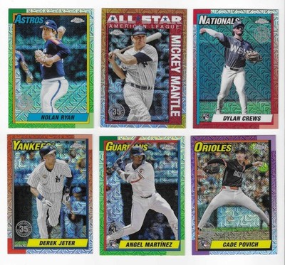2025 Topps Baseball Series 1, 2, Update Silver Pack Chrome You Pick from List