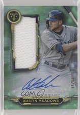 2019 Triple Threads Single Jumbo Relics Emerald 39/50 Austin Meadows Auto r7d