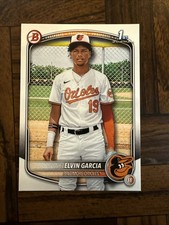 2025 Elvin Garcia 1st Bowman Bowman Prospects #BP-124 Orioles MLB Baseball