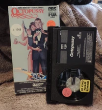 BETAMAX BETA NOT VHS JAMES BOND 007 OCTOPUSSY CBS FOX VIDEO LOOK