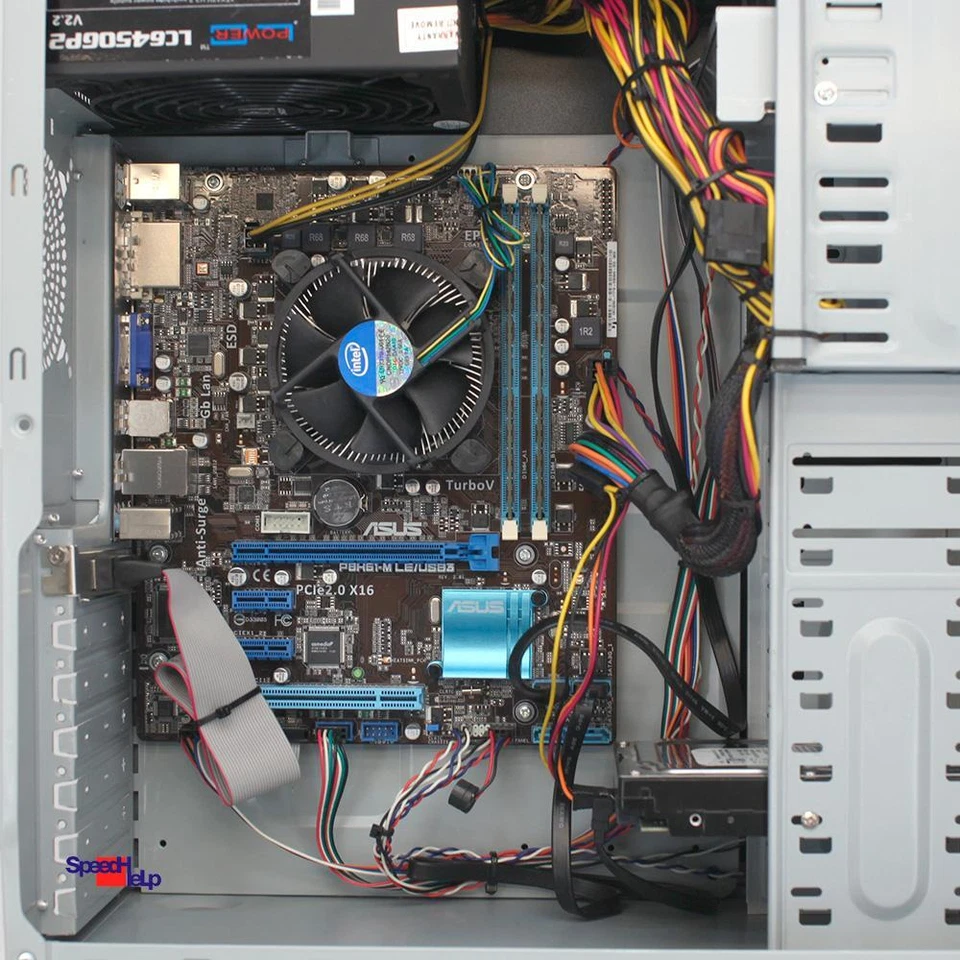 Asus P8H61-M Le/Usb3 Intel Core I7 2600 Computer Pc Windows 7 Parallel Port Lpt - Image 4 of 4