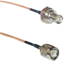 RG316 BNC FEMALE BIG BULKHEAD to TNC MALE RF Cable Rapid-SHIP LOT