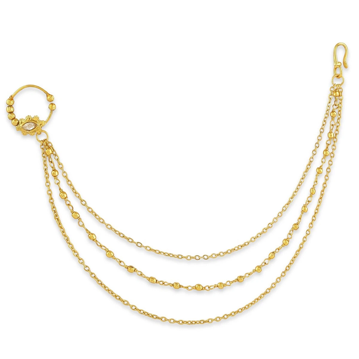 Nose pin store with chain