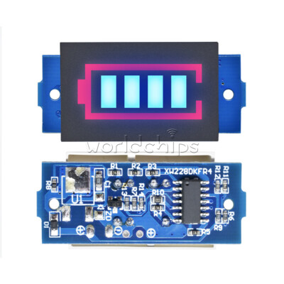 10x Digital Display 12.6V 3S Li-ion Battery Capacity Power Indicator Test Module