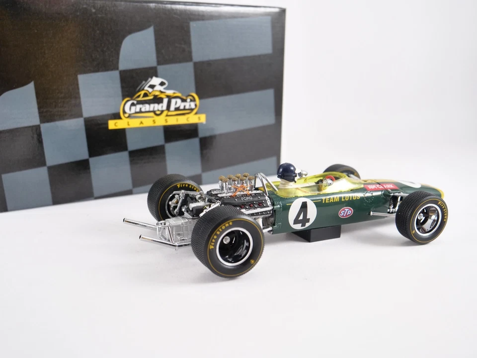 Exoto 1/18 Lotus Ford Tipo 49 Gran Premio Classics # 4 Jim Clark - Immagine 3 di 4
