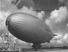 1942 US Navy Blimp at mast 8"x 10" World War II WW2 Photo Picture #4