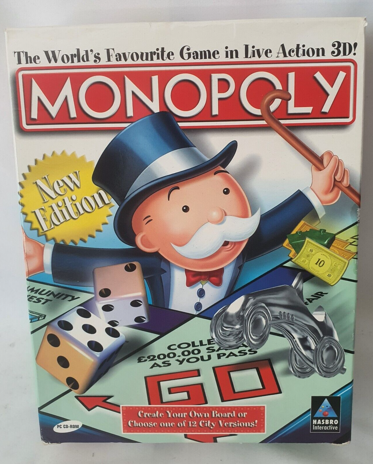 Monopoly PC CD-ROM New Edition Retro Big Box NEW UNUSED resealed