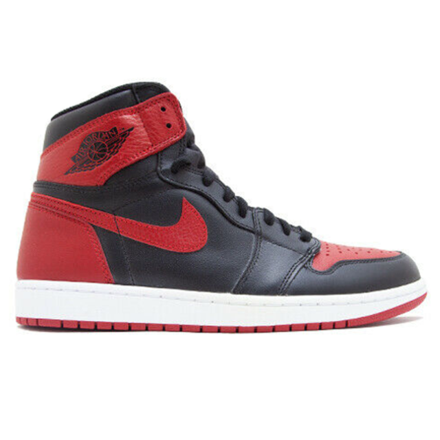 black white red jordan 1s