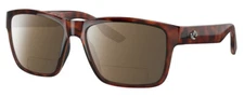 Costa Del Mar Paunch Unisex Polarized BIFOCAL Sunglasses in Tortoise Havana 57mm