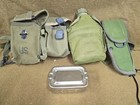 Us Army Equipment Belt with Accessories See Desc